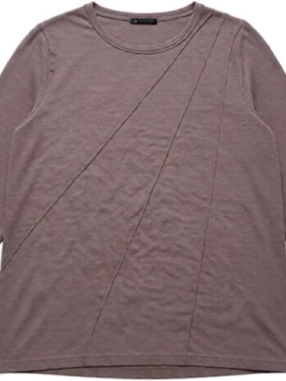 Mauve Crewneck Long Sleeve Top